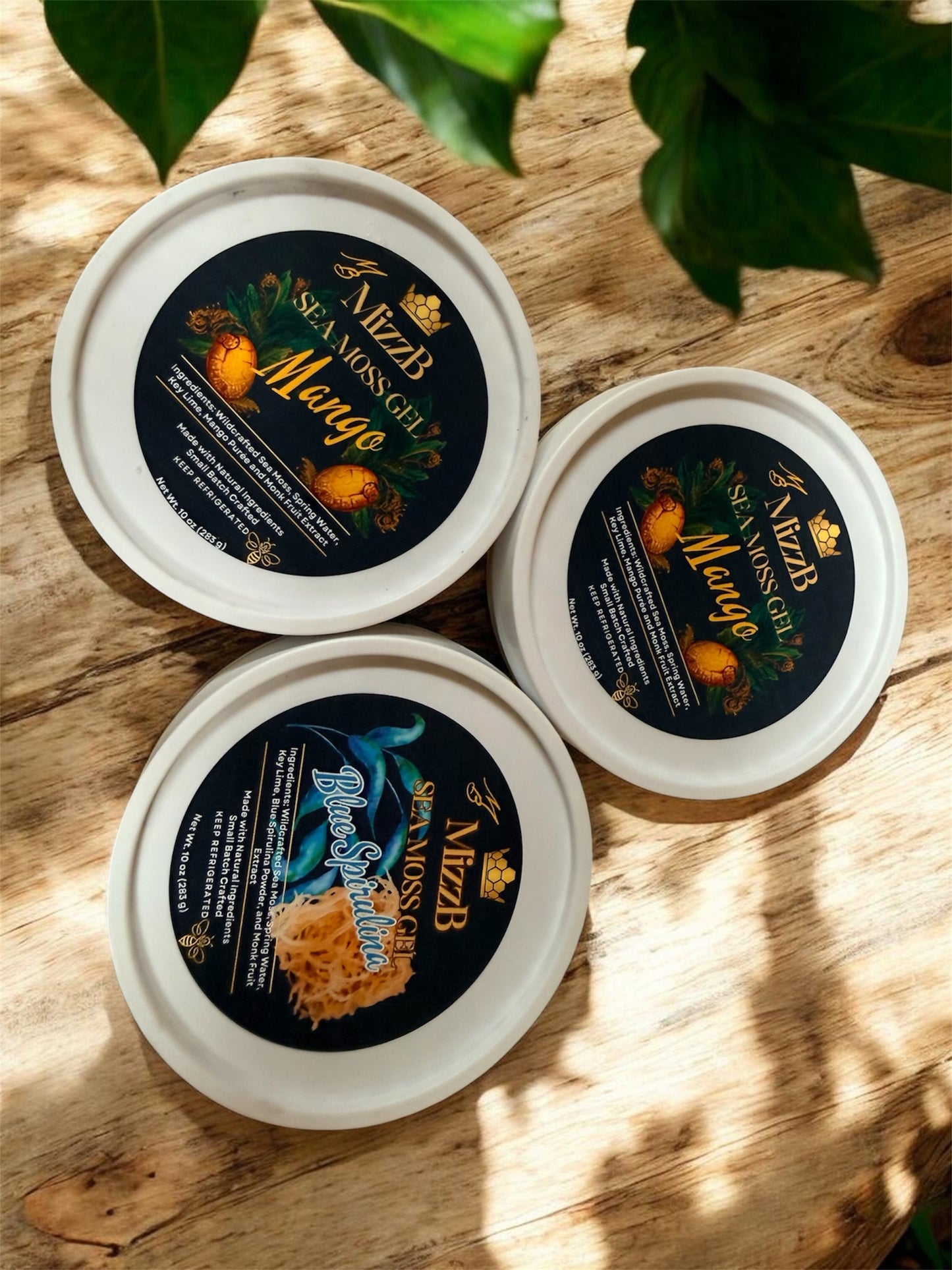 BLUE SPIRULINA SEA MOSS GEL