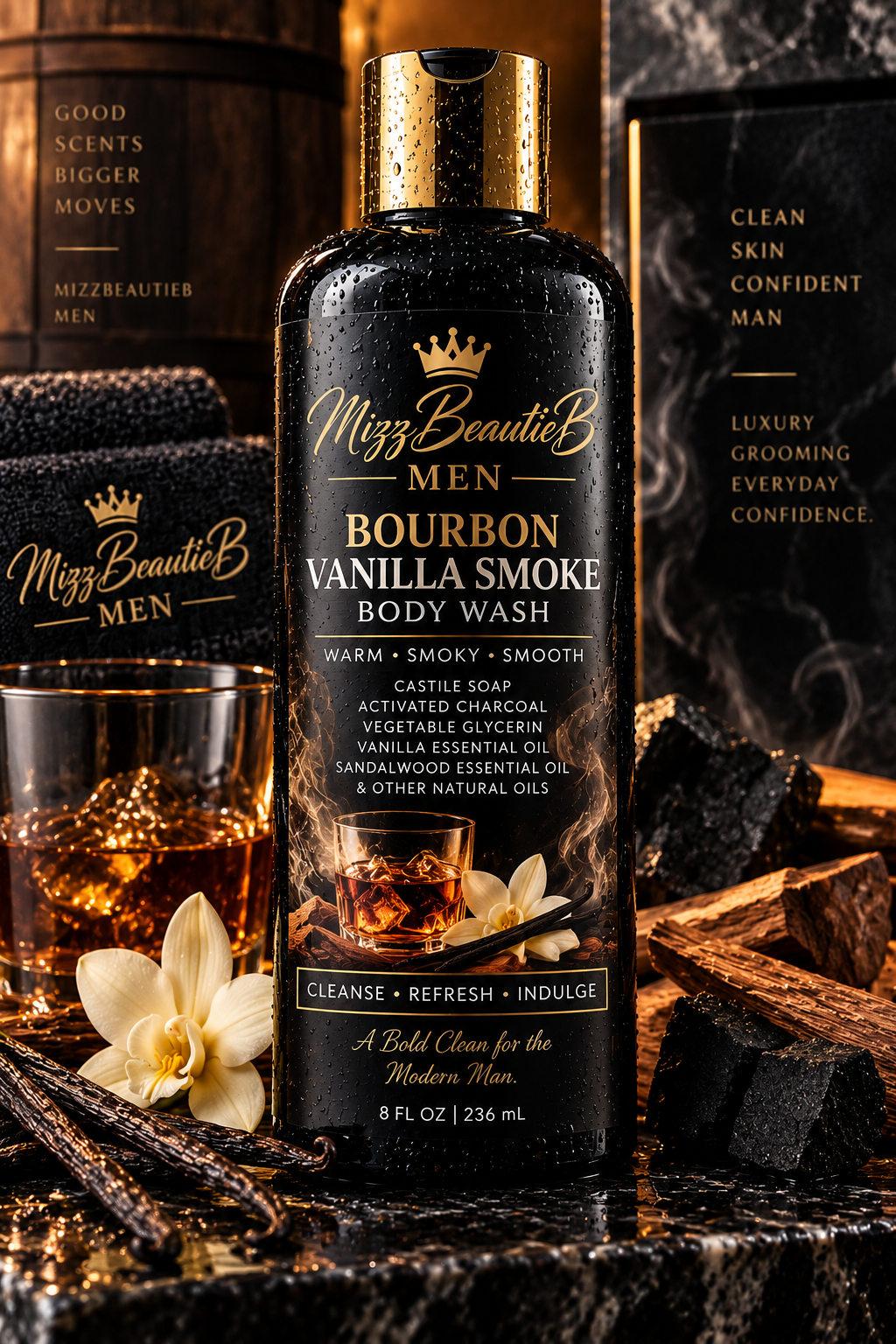 BOURBON VANILLA SMOKE BODY WASH