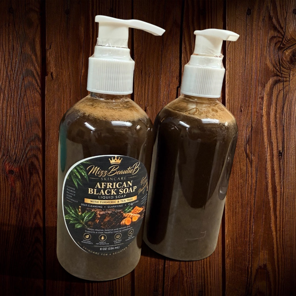 AFRICAN BLACK SOAP FACE AND BODY WASH