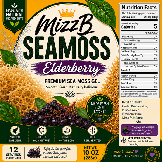 ELDERBERRY SEA MOSS GEL