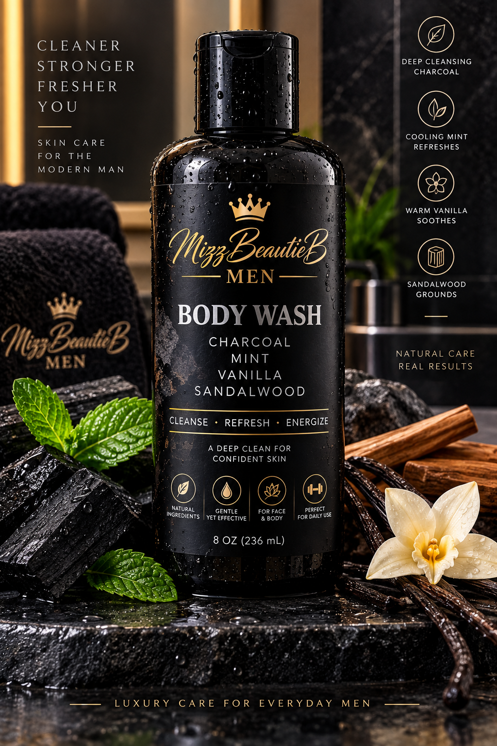 BLACK FROST BODY WASH