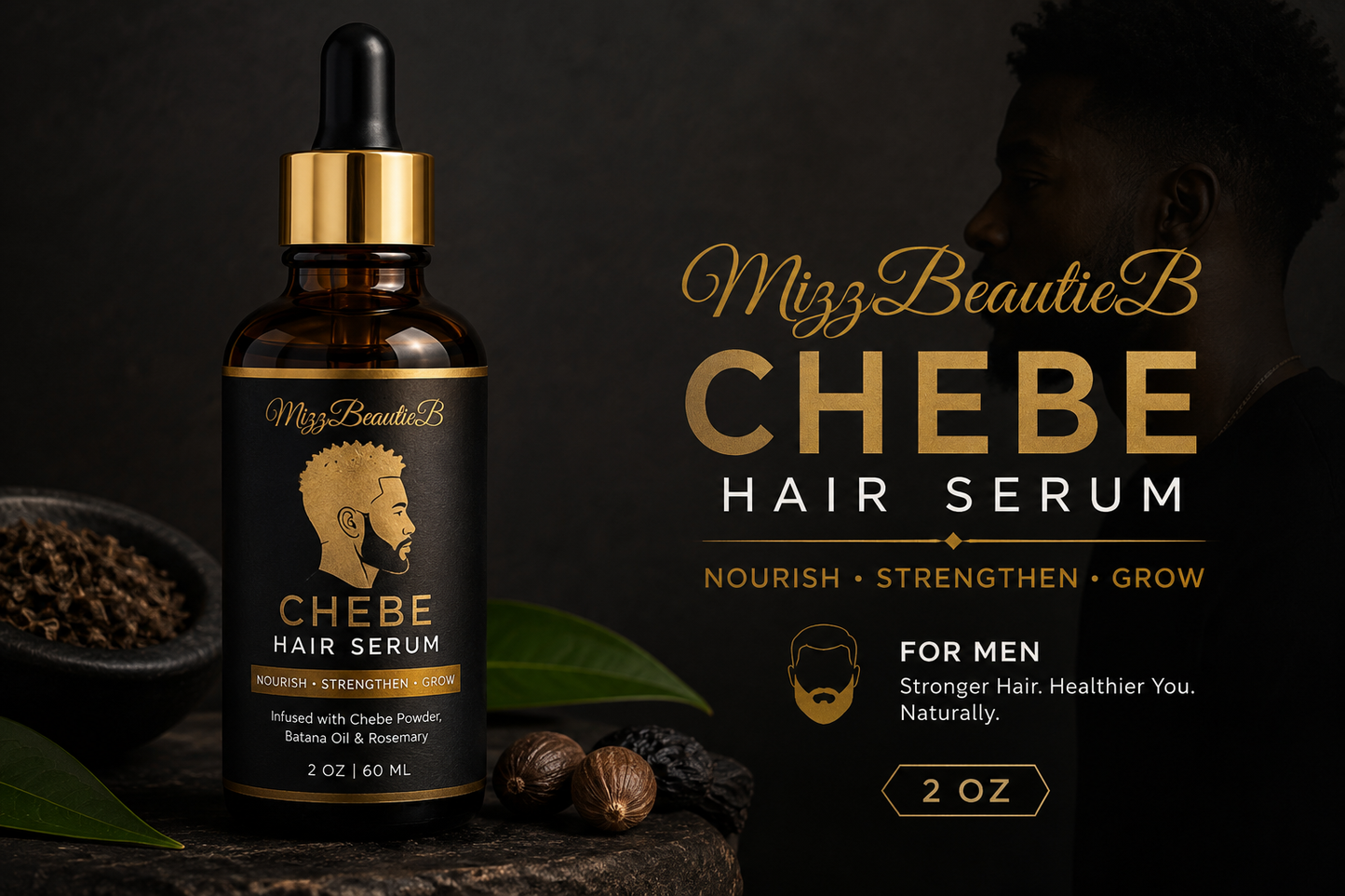 MENS CHEBE HAIR & BEARD GROWTH SERUM