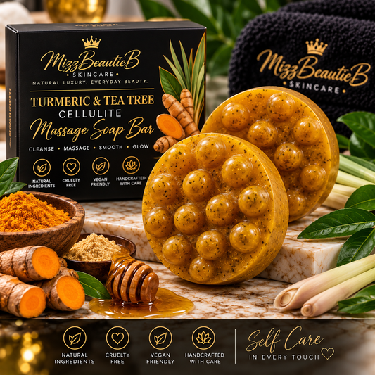 TURMERIC & TEA TREE LYMPHATIC  MASSAGE SOAP BAR