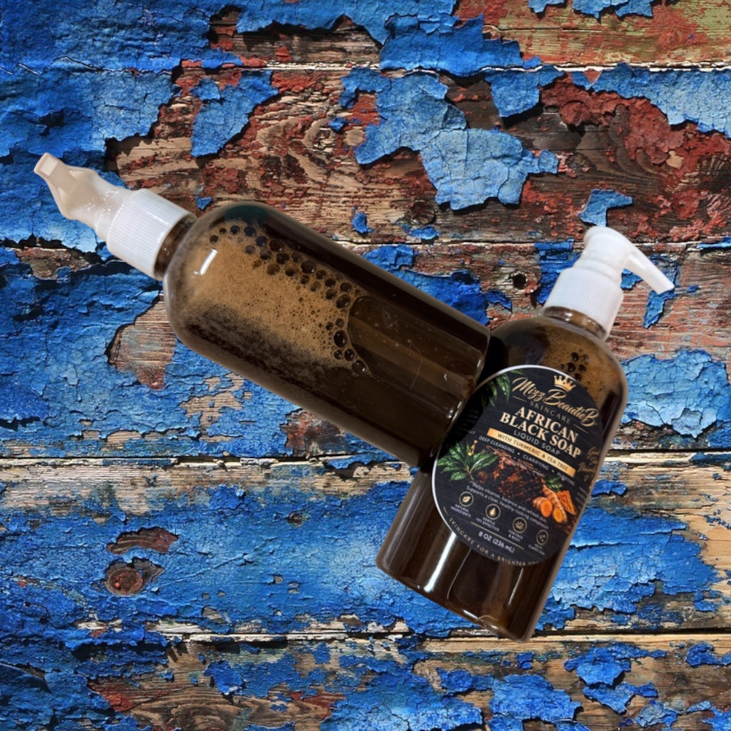 AFRICAN BLACK SOAP FACE AND BODY WASH